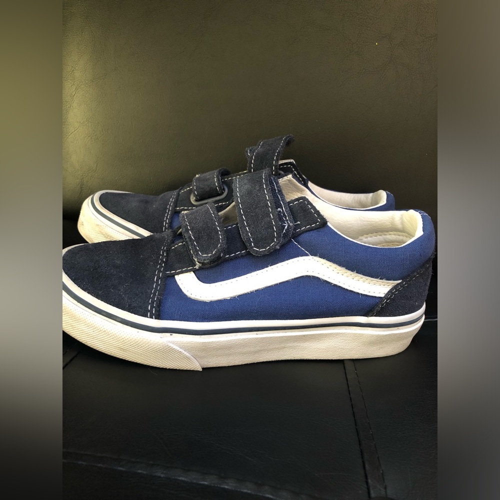 COPY - Blue two toned kids Vans shoes